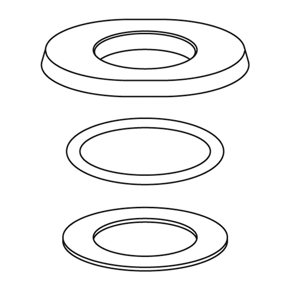 DOMO Unterlagplatte oval komplett