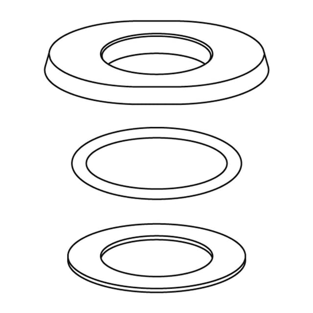 DOMO Unterlagplatte oval komplett