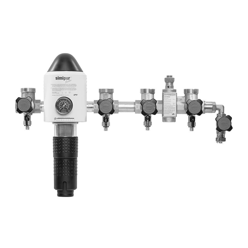 Verteilbatterie Simibloc Master PN16, rückspülbar