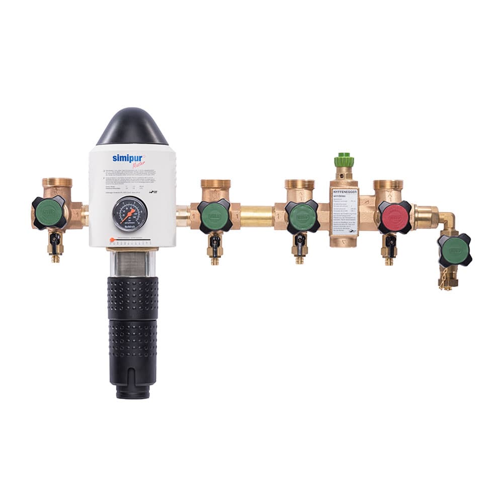 Verteilbatterie Simibloc Master PN16, rückspülbar