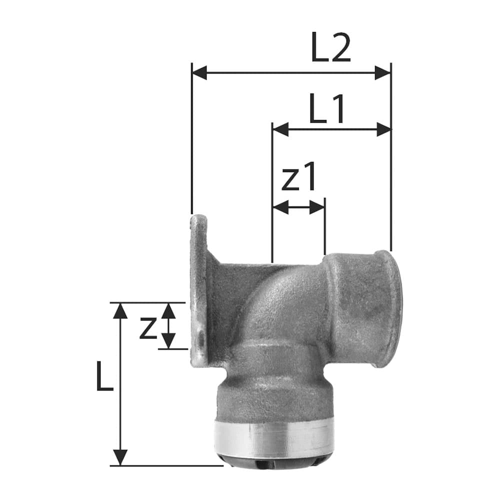 sudoFIT-Anschlusswinkel 90°