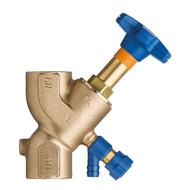 Schrägsitzventil mit Entleerung