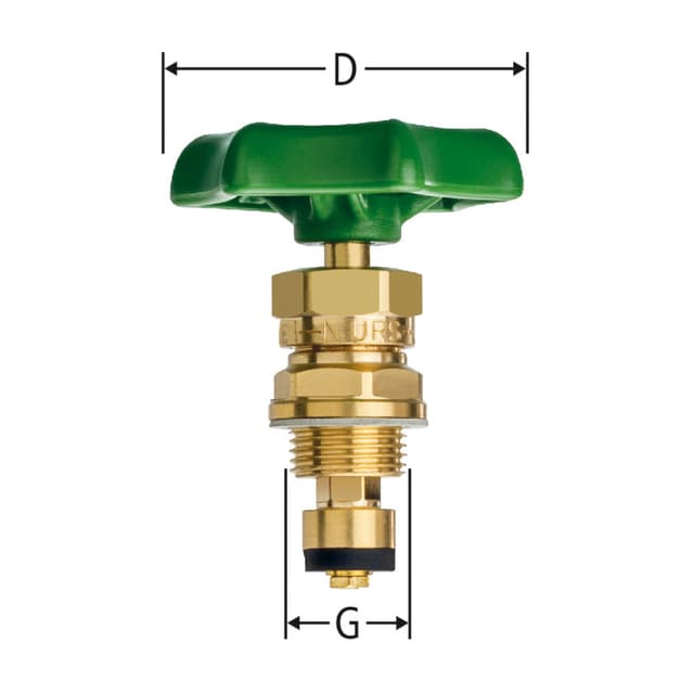 Oberteil mit Handrad