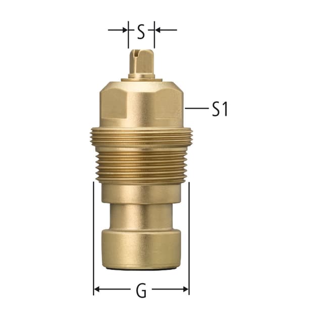 Oberteil Komplett zu Unterputz-Geradesitzventilen (1966-74)