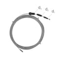 Drahtseil mit Rohr-Zugkupplung