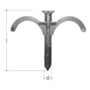 Dübelhaken doppelt 16/20