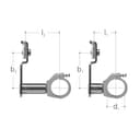 Halter für Verteiler in Einbaukasten