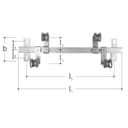 Halterung für Verteiler