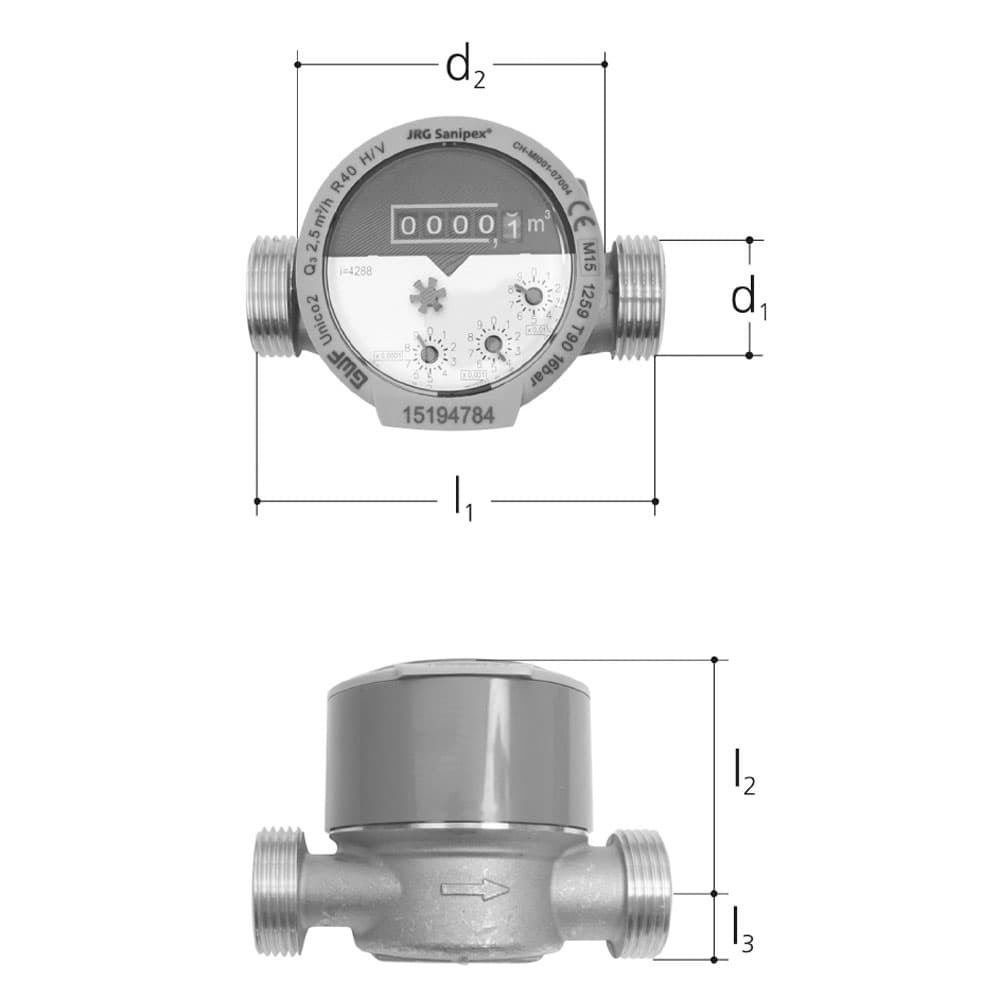 Wasserzähler BL 110mm
