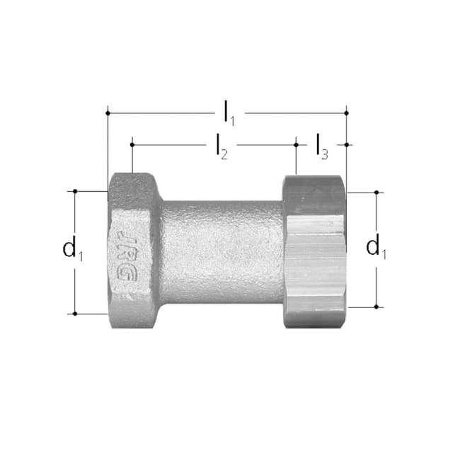 Muffen-Verschraubung