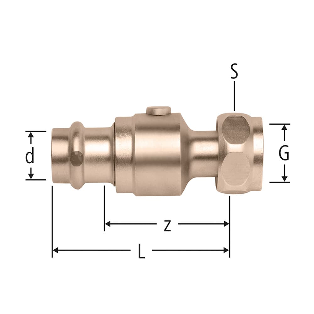 Optipress-Verschraubung