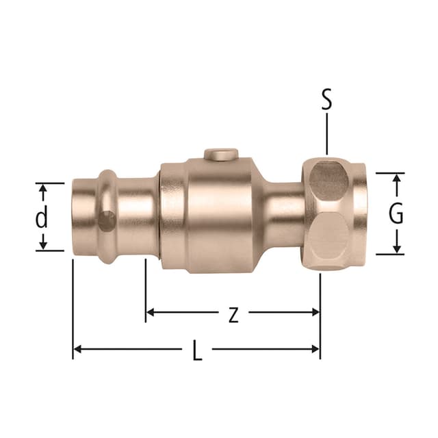 Optipress-Verschraubung