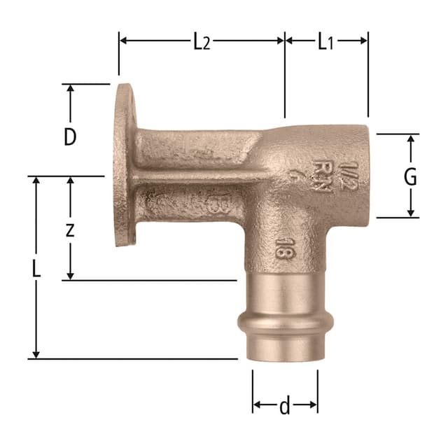 Optipress-Anschlusswinkel