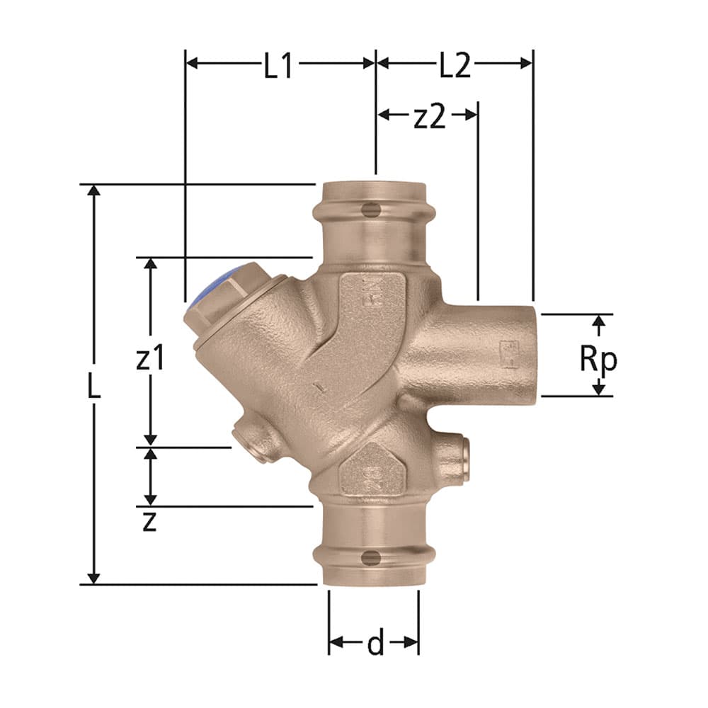 Optipress-Rückflussverhinderer