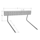 Rohrstütze mehrfach