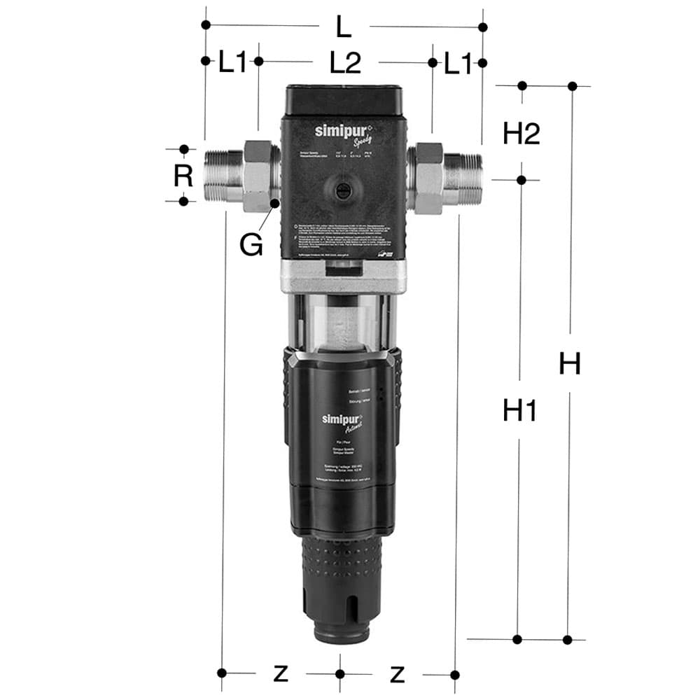 Feinfilter Simipur Speedy Automat