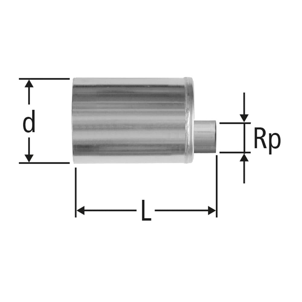 Optipress-Inox-Verschlussstopfen