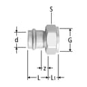 Optipress-Inox-Verschraubung