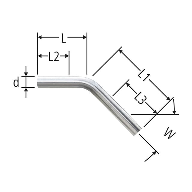 Optipress-Rohrbogen 45°