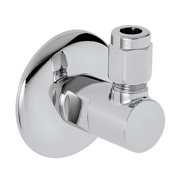 Eckregulierventil chrom