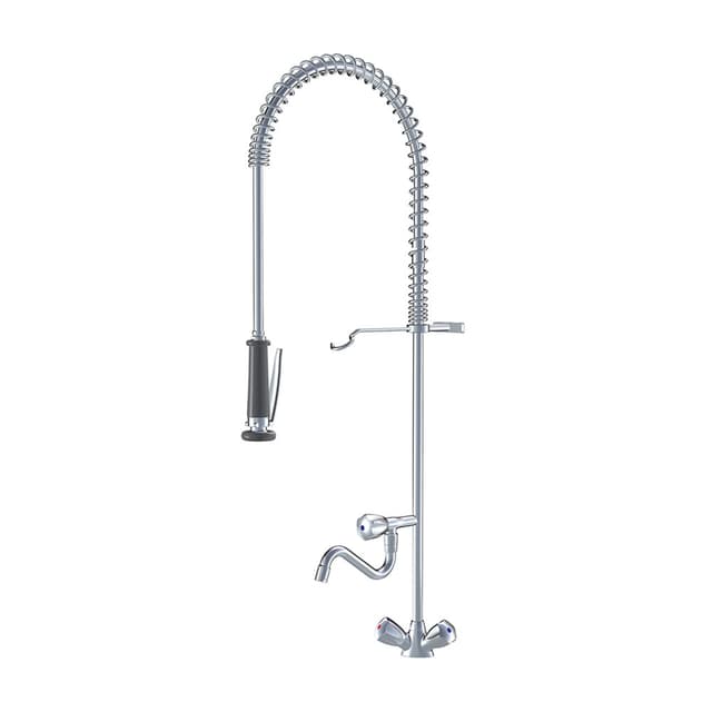 GASTRO Batterie mit Geschirrbrause, schwenkbar