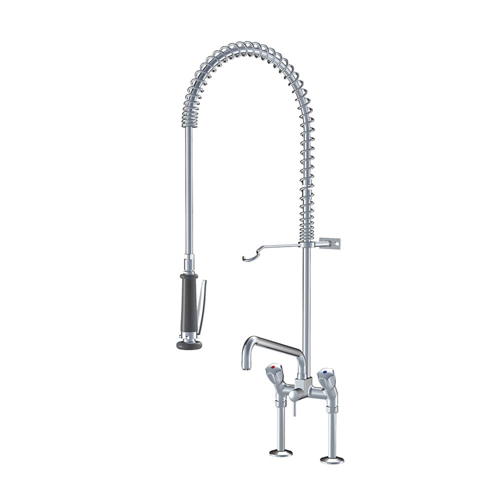 GASTRO Standbatterie mit Geschirrbrause, schwenkbar