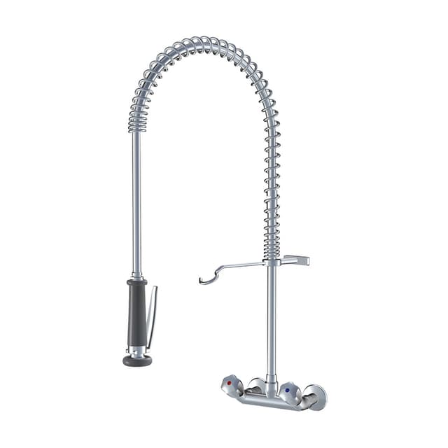 GASTRO Wandbatterie mit Geschirrbrause