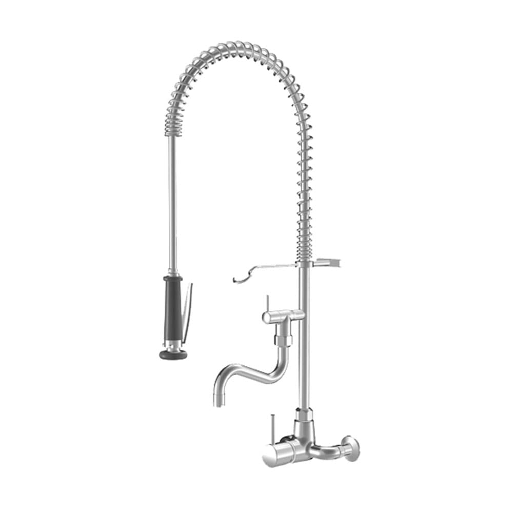 GASTRO Wandmischer, Geschirrbrause, schwenkbar