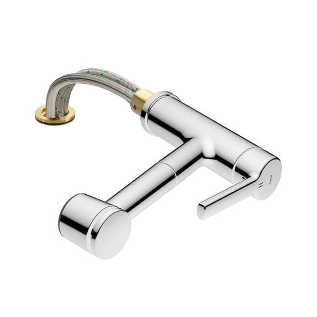 LUNA-E Spültischmischer, Auszugbrause A220,