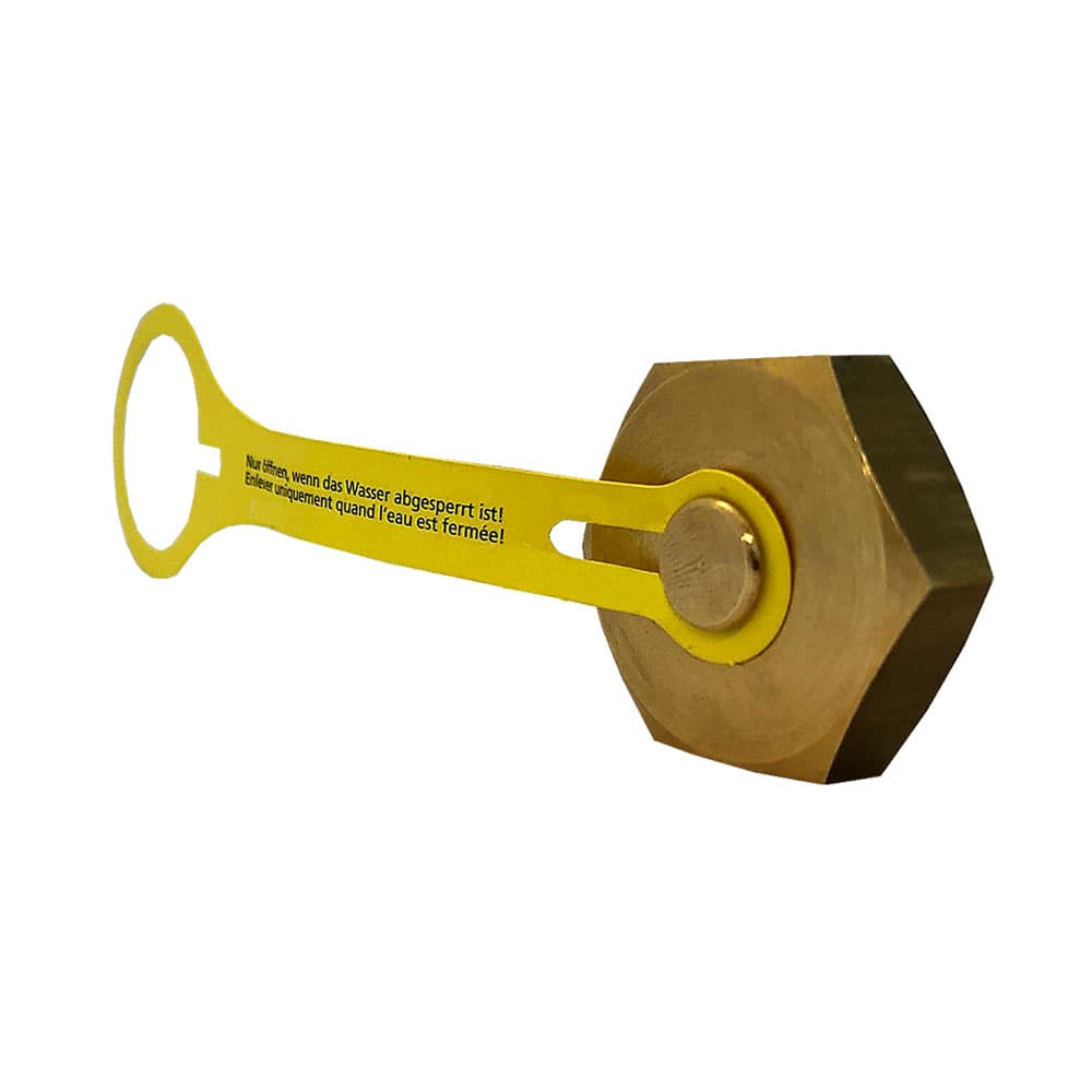 Mutter zu 7863 3/4" mit Dichtung und Lasche