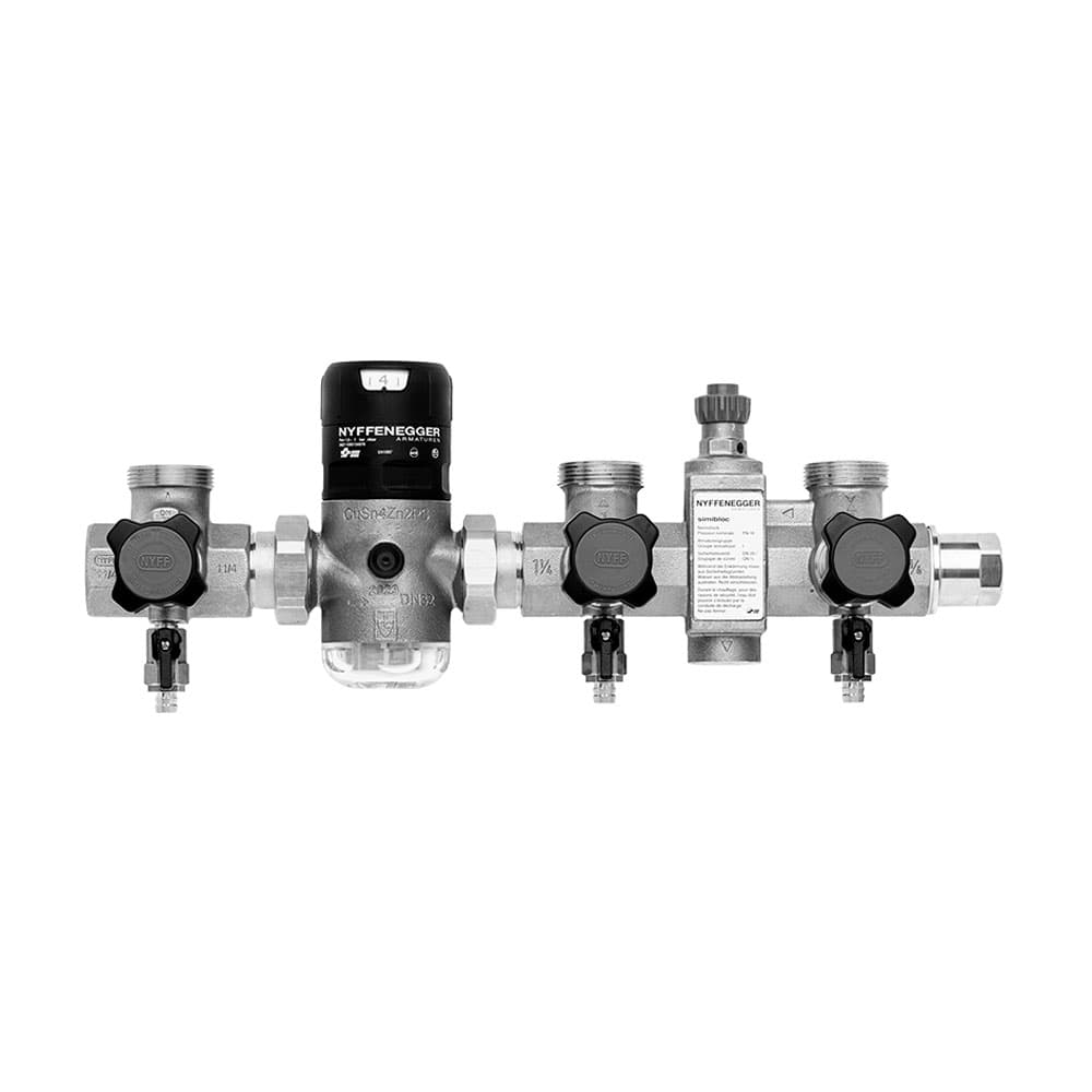 Verteilbatterie Simibloc PN16 ohne Heizungsfüllventil