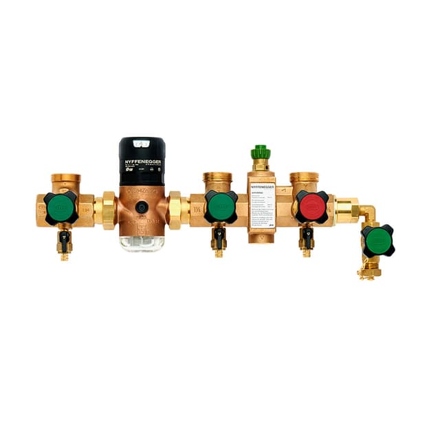 Verteilbatterie Simibloc PN16 mit Heizungsfüllventil