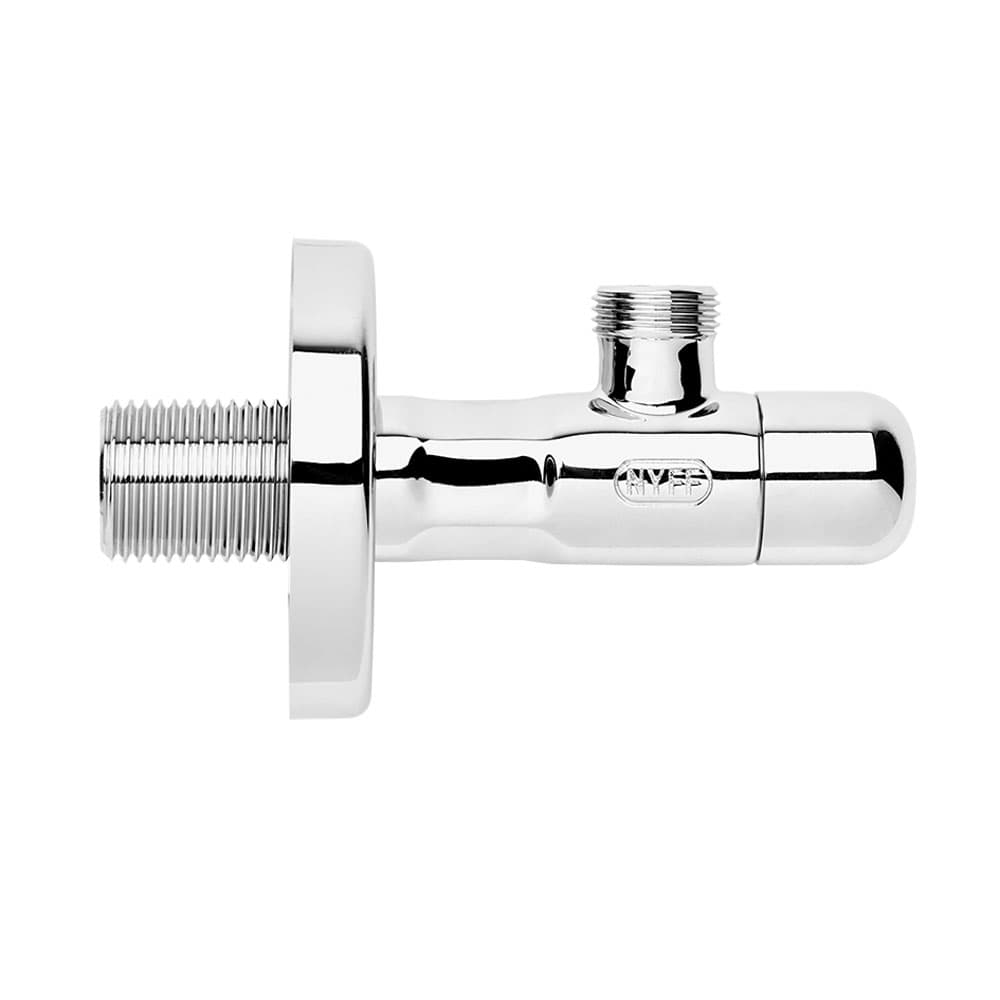 Eckregulierventil verchromt