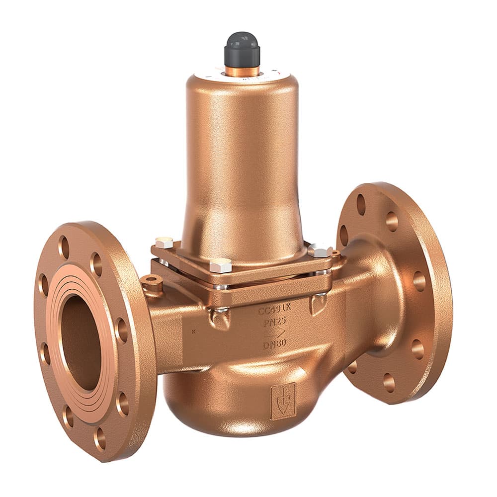 Druckreduzierventil mit Flansch