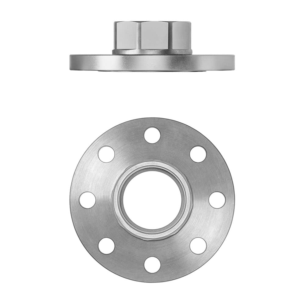 Gewindeflansch, rund
