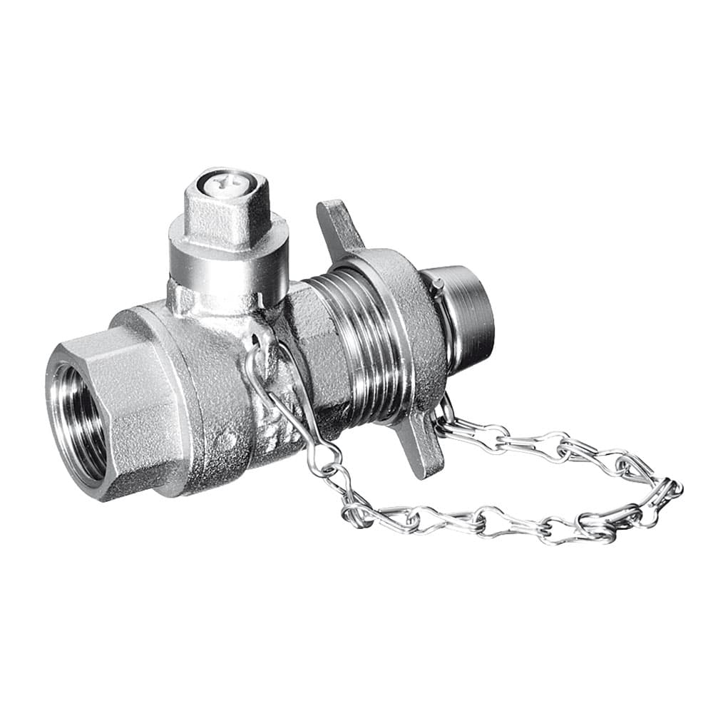 Kugel-Kesslhahn vernickelt