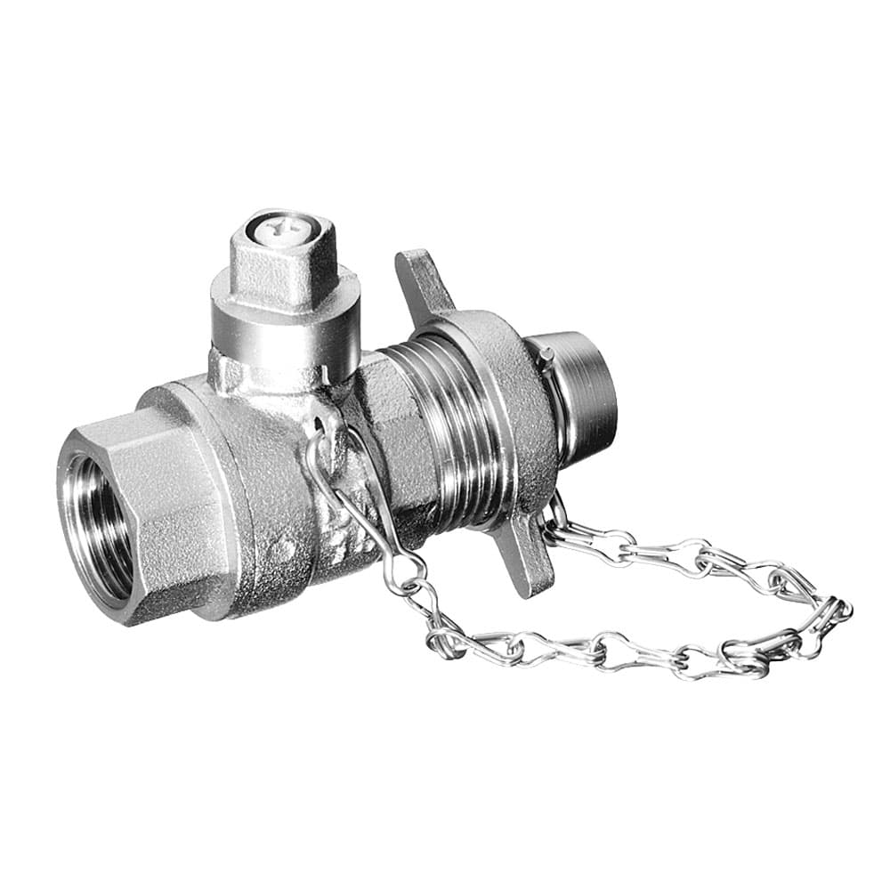 Kugel-Kesslhahn vernickelt