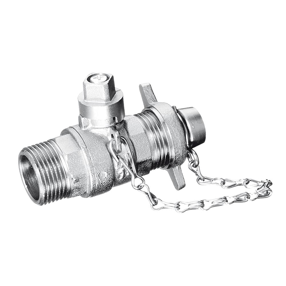 Kugel-Kesslhahn vernickelt