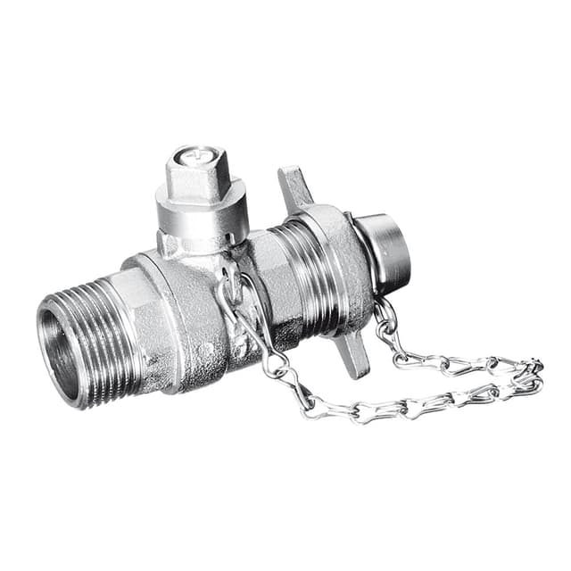 Kugel-Kesslhahn vernickelt