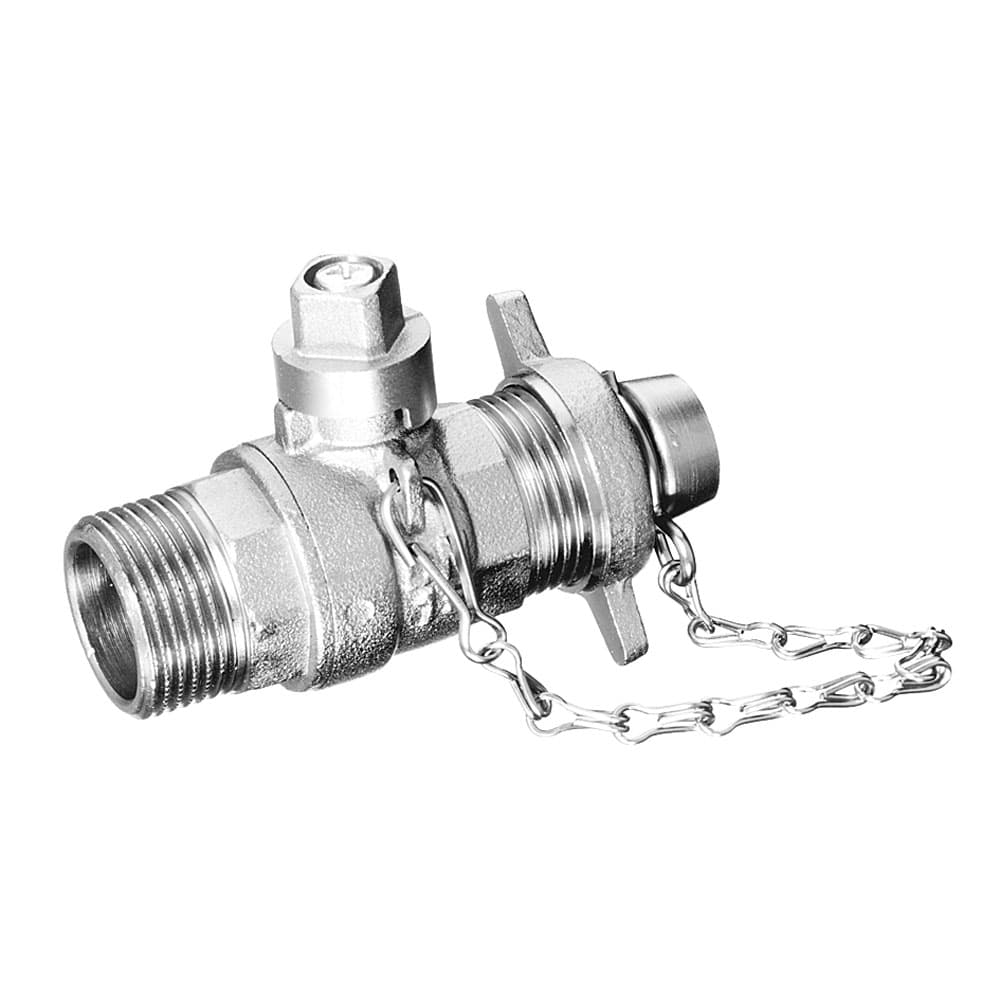 Kugel-Kesslhahn vernickelt