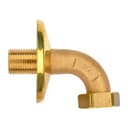 Bogenverschraubung, mit Rosette