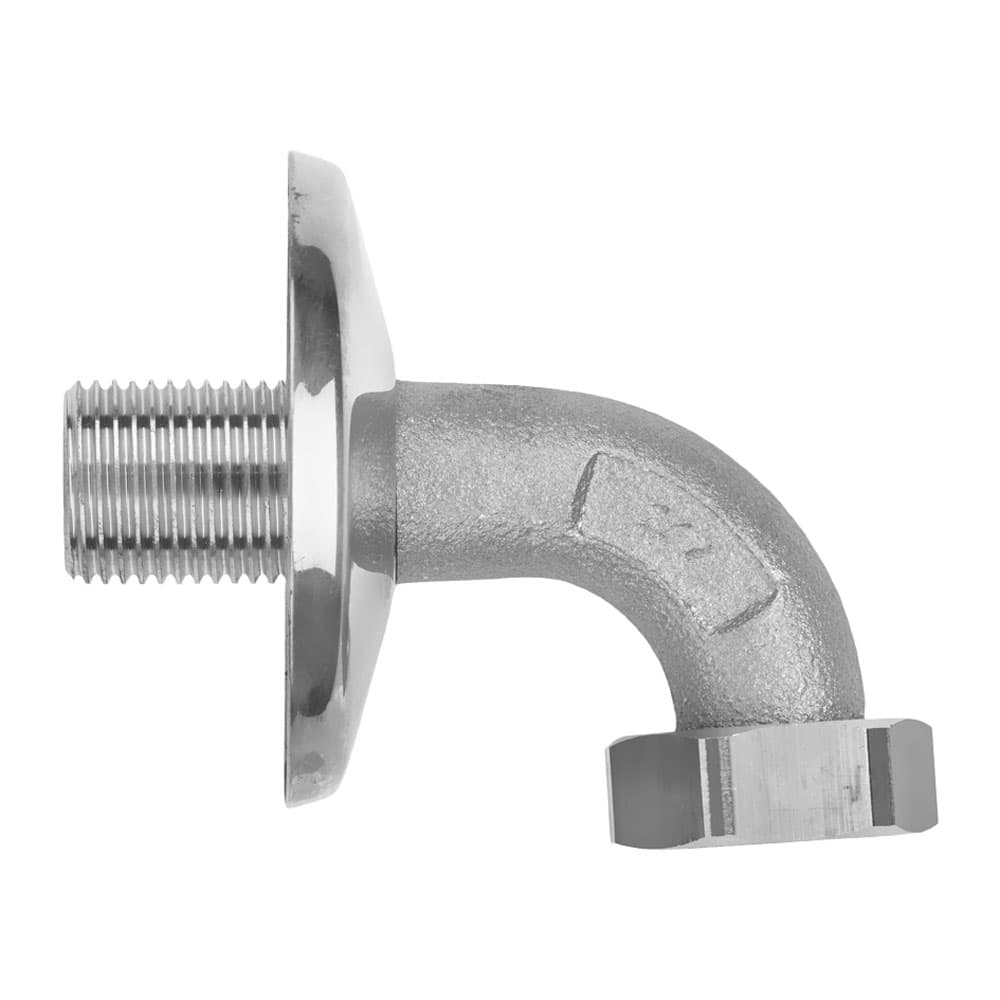 Bogenverschraubung, mit Rosette