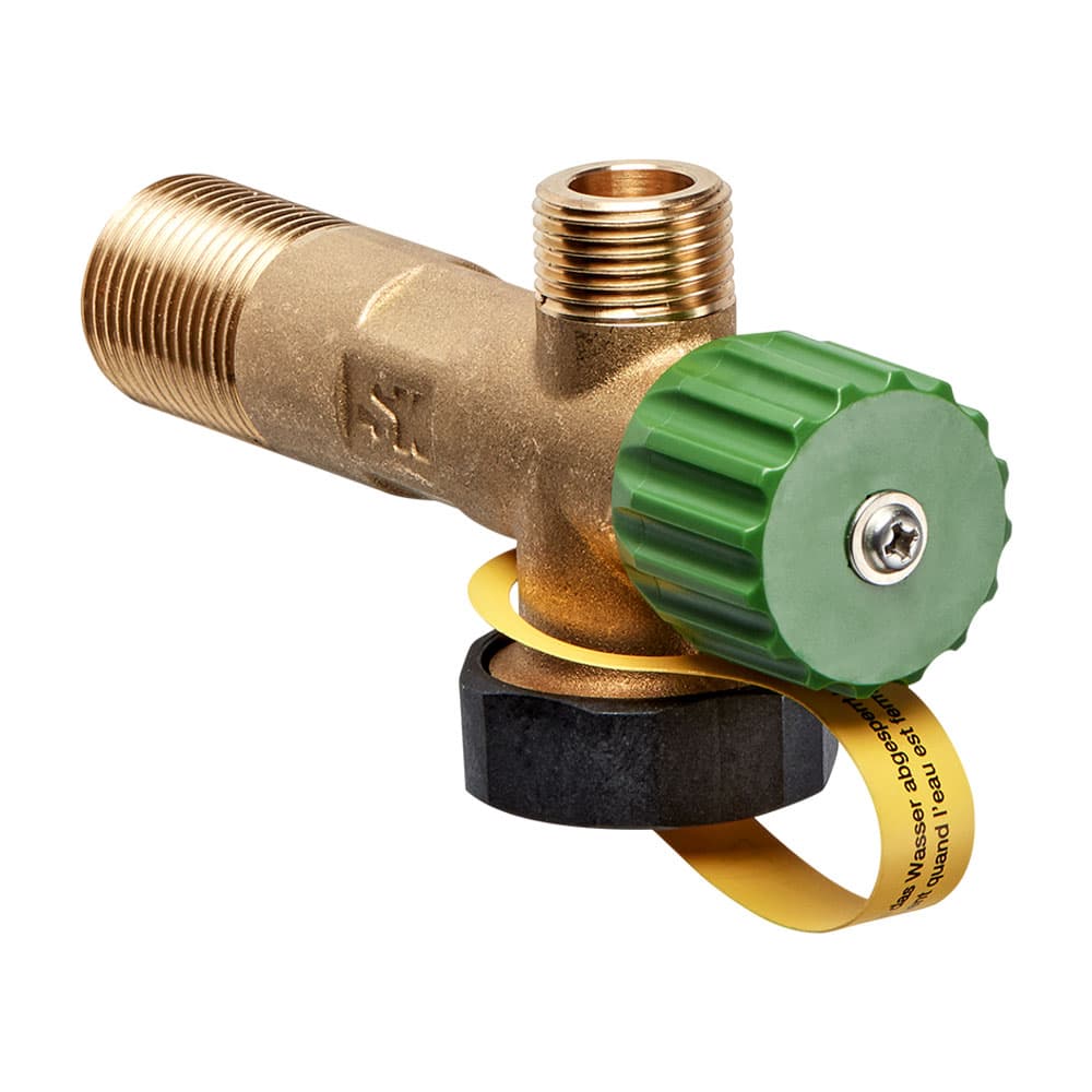 Simifix Eckabsperrventil mit 2 Abgängen