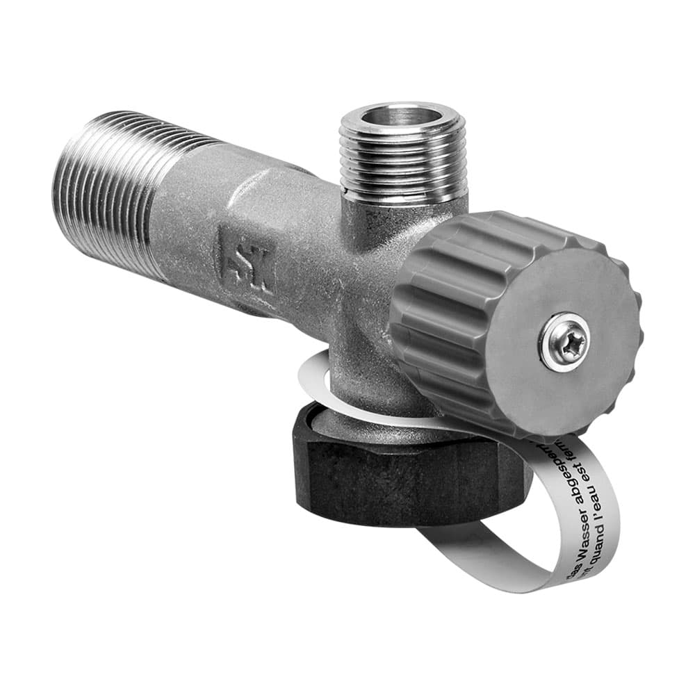 Simifix Eckabsperrventil mit 2 Abgängen