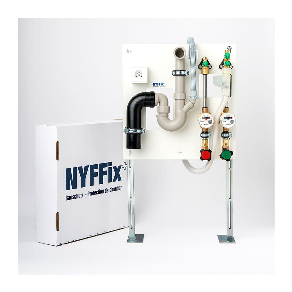 Fussstützen mit Befestigung  (1 Paar)