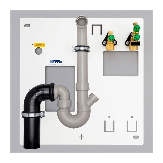 Küchen-Installationsplatte NYFFix komplett 1/2"- Innengewinde