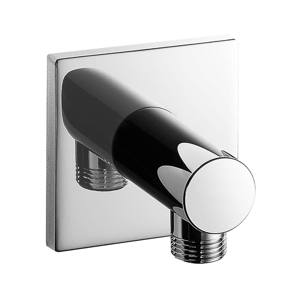 Schlauchanschluss design, Rosette eckig