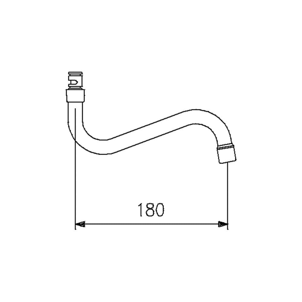STAR Schwenkauslauf, Wand
