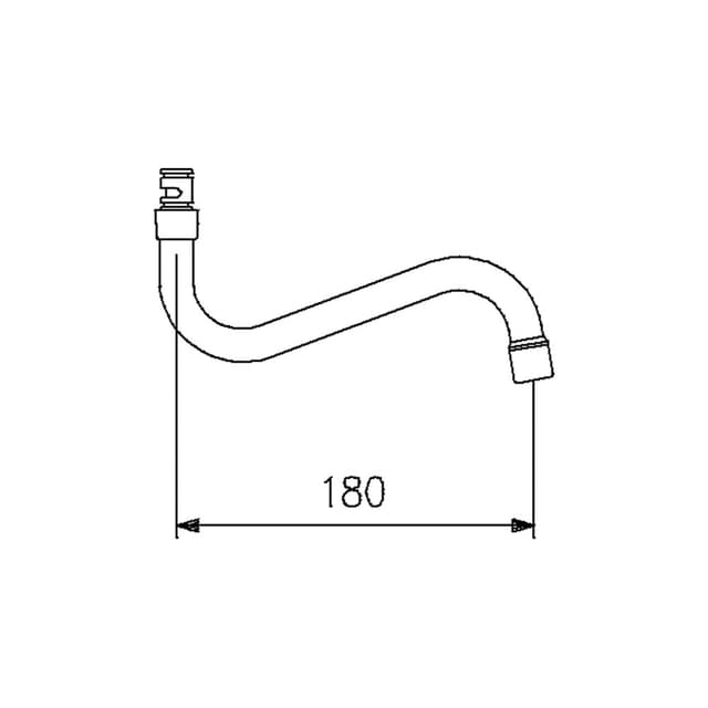 STAR Schwenkauslauf, Wand