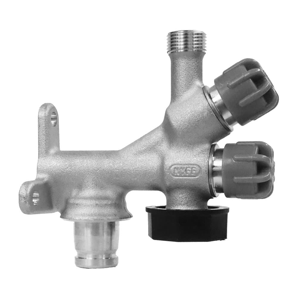 Doppelventil mit Flansch